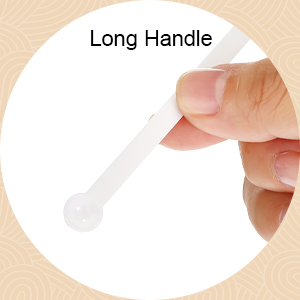 Cuill&egrave;re &agrave; caf&eacute; Micro cuill&egrave;res 150 milligrammes Mini cuill&egrave;res &agrave; mesurer Cuill&egrave;re en plastique Pour mesurer les cosm&eacute;tiques, les m&eacute;dicaments 3