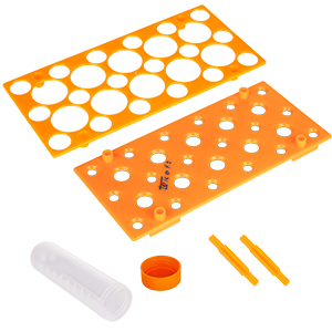SCIENCE LAB Science primaire Jumbo tubes à essai avec support, ensemble de 10 tubes, ustensiles en plastique de laboratoire, tube de laboratoire pour les tests 5