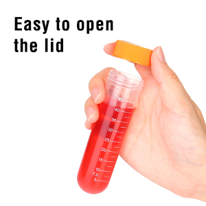 SCIENCE LAB Science primaire Jumbo tubes à essai avec support, ensemble de 10 tubes, ustensiles en plastique de laboratoire, tube de laboratoire pour les tests 7