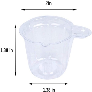 Cupe &agrave; urine jetable en plastique de 40 ml - 80/120/200 pi&egrave;ces Cupe &agrave; &eacute;chantillon d'urine facile &agrave; collecter pour le test de grossesse/ovulation 1