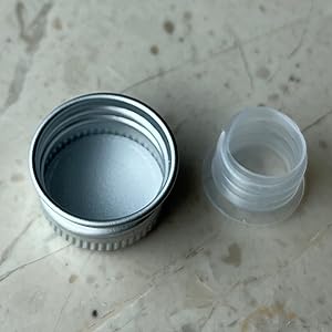 100 ensembles de petites bouteilles en verre avec capuchon en aluminium vis couvercles supérieurs 5 millilitres minuscules flacons bricolage artisanat stockage 2