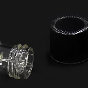 Tubes d'essai sérologiques en verre borosilicate avec capuchon à vis de baquelet noir, revêtements en silicium, vol.30ml 20x150mm 1