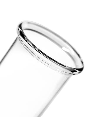 Tubes d'essai, 50 ml - Borosilicate 3,3 verre - Pares épaisses de 1,2 mm, bord perlé - Durabilité thermique et chimique supérieure 8