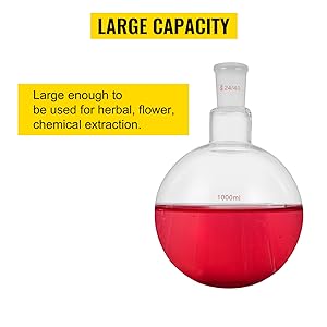 Produits en verre de laboratoire 24/40 Produits en verre de chimie 32 PCS Produits en verre de laboratoire Kit de distillation Séparation 2