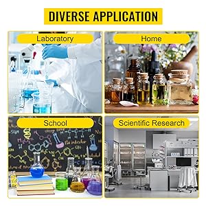 Produits en verre de laboratoire 24/40 Produits en verre de chimie 32 PCS Produits en verre de laboratoire Kit de distillation Séparation 7