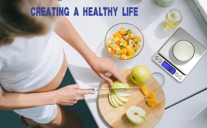 &Eacute;chelle num&eacute;rique de cuisine 3000g/ 0.1g, &eacute;chelle de poche 6 modes de mesure, LCD, Tare, &eacute;chelle num&eacute;rique grammes et onces 2