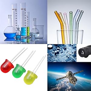 Tubes de soufflage en borosilicate de verre de 10 pièces de 4 pouces de long 12 mm OD 2 mm épaisseur de paroi Tubes, tubes clairs pour art bricolage 4
