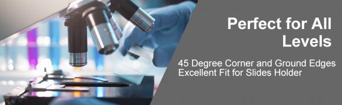 Slides et couvertures pour microscope, diapositives en verre vierge pour microscope - 50 diapositives, 100 couvertures - pour microscopie 2