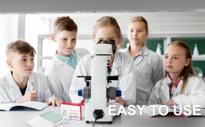 Slides et couvertures pour microscope, diapositives en verre vierge pour microscope - 50 diapositives, 100 couvertures - pour microscopie 3