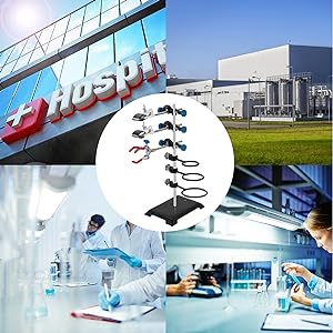 Ensemble de mat&eacute;riaux m&eacute;talliques de qualit&eacute; de laboratoire - support de support mat&eacute;riel de fer de qualit&eacute; sup&eacute;rieure support de support de laboratoire 6