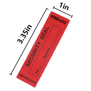 Transfert contrefaçon preuve de sécurité garantie nulles joints / autocollants contrefaçon de sécurité pour le paquet réutilisable ((1 x 3,35 pouces 1