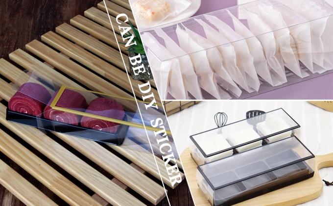 Boîtes cadeaux claires Boîtes cadeaux de bonbons Boîte cadeau rectangulaire claire Boîte de bonbons transparente Boîte à biscuits au chocolat Boîte à friandises 6