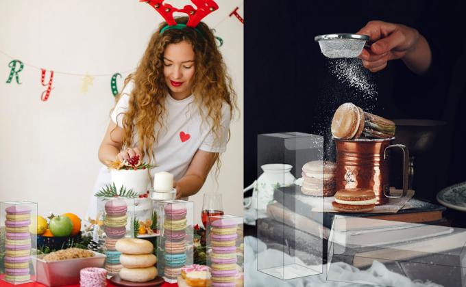 Boîtes cadeaux claires Boîtes cadeaux de bonbons Boîte cadeau rectangulaire claire Boîte de bonbons transparente Boîte à biscuits au chocolat Boîte à friandises 7