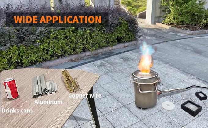 Kit de fonderie avec deux pinces de fondant, fondant, moule en lingots et gants, four de fondant à domicile pour la fusion du métal 1