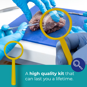 Kit de dissection avancée - 37 pièces au total. instruments en acier inoxydable de haute qualité parfait pour l'anatomie, la biologie, la botanique 4