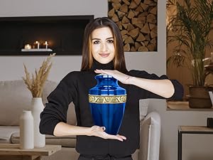 Urnes pour les cendres humaines - Urnes décoratives, urnes pour les cendres humaines Femme et homme, urnes pour les cendres adultes 4