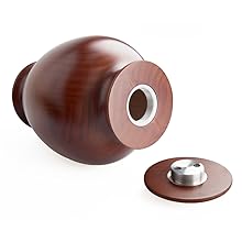 Une urne élégante en bois pour les cendres humaines, pour adultes, jusqu'à 200 livres, une urne de crémation pour les funérailles. 1