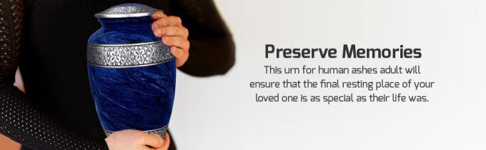Urne pour cendres humaines Cremation fun&eacute;raire comm&eacute;morative pour adultes Urnes fun&eacute;raires de grande taille (urne de cr&eacute;mation pour adultes) 3