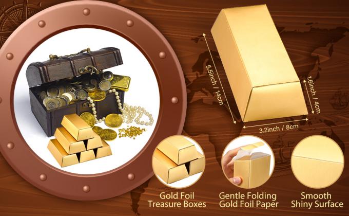 Des barres d'or une fausse boîte cadeau pour une fête d'Halloween 1