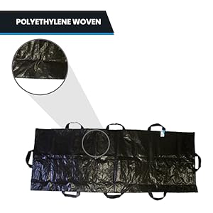 Combo de poches pour le corps avec 8 poignées latérales et fermeture à glissière centrale, sacs imperméables pour le camping en plein air 2