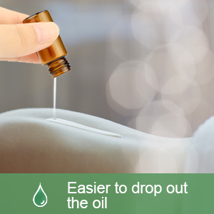 Bouteilles d'huile pour les huiles essentielles, 36 pcs 2 ml (5/8 Dram) Bouteilles en verre ambre, réducteurs d'orifice et capuchons noirs 3