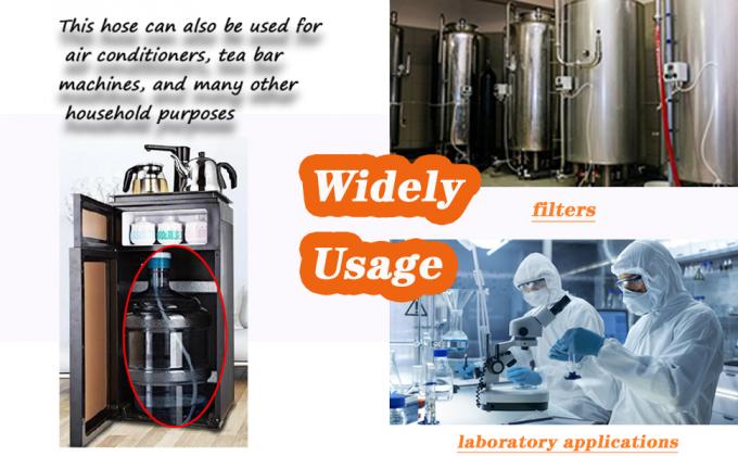 Tubes en silicone clair, 10ft 3/8" ID X 1/2"OD Tubes en silicone pur de qualité alimentaire à haute température pour la vinification à domicile 6