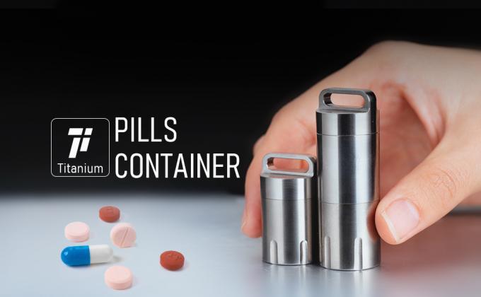 titanium pill case