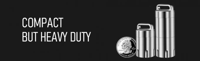 titanium pill bottle