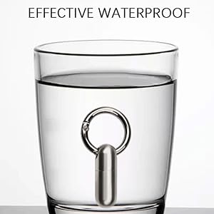 titanium small pill holder pill box pill case pill organizer small 