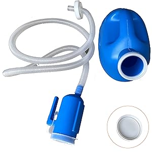 Urinals portables étanches aux déversements 2000 Ml 68 Oz Bouteilles d'urine pour hommes 63 " 7