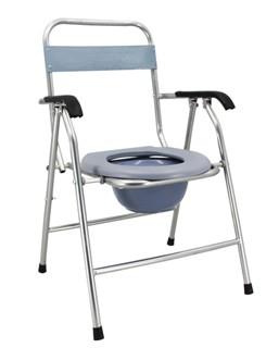 Chaise commode pliante légère avec charge supérieure facilement amovible, fauteuil commode, toilette portable 15