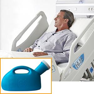 Urinals pour hommes Urinals portables pour hommes avec couvercle 2000 ml/66 oz Grandes tasses d'urine pour l'incontinence hospitalière 0