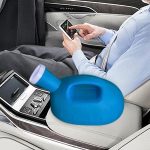 Urinals pour hommes Urinals portables pour hommes avec couvercle 2000 ml/66 oz Grandes tasses d'urine pour l'incontinence hospitalière 1