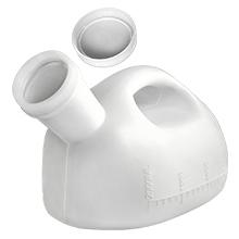 Urinals pour hommes Urinals portables pour hommes avec couvercle 2000 ml/66 oz Grandes tasses d'urine pour l'incontinence hospitalière 6