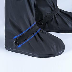Couvertures de chaussures imperméables à l'eau, couvertures de chaussures de pluie pliables réutilisables avec fermeture à glissière, antidérapant, réflecteur, équipement de pluie pour hommes, femmes 1