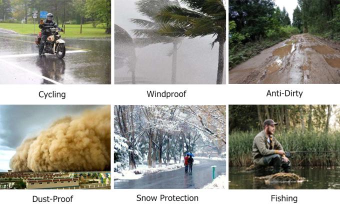 Couvertures de chaussures imperméables à l'eau, couvertures de chaussures de pluie pliables réutilisables avec fermeture à glissière, antidérapant, réflecteur, équipement de pluie pour hommes, femmes 6