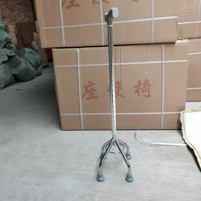 Marcheur et rouleur marcheur à crutche Mobilité alliage d'aluminium acier inoxydable béquille pour personnes âgées bâton de marche réglable 7