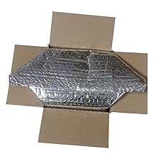 Boîtiers isolés par feuille pour boîtes de 8x8x8 Boîtes de taille-emballage à double face en feuille métallisée isolée Boîtes d'expédition isolées 4