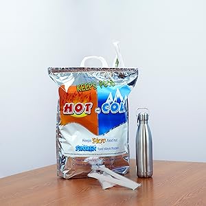 Sacs isolants chauds et froids pour la livraison de nourriture, sacs d'épicerie, stockage de nourriture pour les aliments surgelés chauds pour les voyages 6