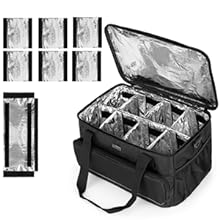 Gros sac m&eacute;dical isol&eacute; avec diviseurs r&eacute;glables, sac de traumatisme facile &agrave; nettoyer, sac de stockage de fournitures m&eacute;dicales pour la maison 1