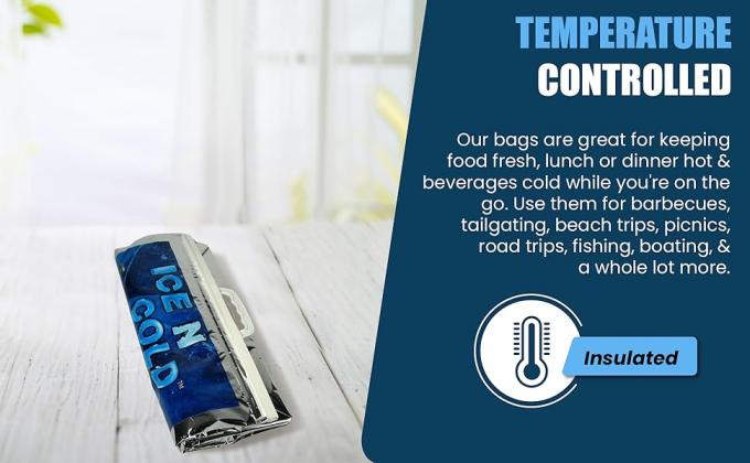 Sacs recyclés, sacs isolés, sacs rafraîchissants Logo personnalisé pour le vin thermique Bière 0