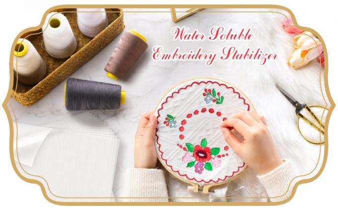 Stabilisateur de broderie soluble dans l'eau Laveur de broderie Stabilisateur de broderie soluble dans l'eau 0