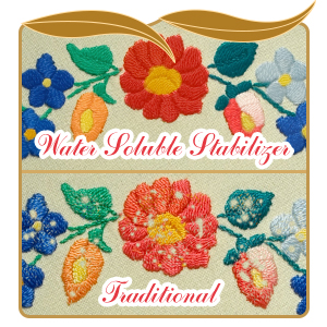 Stabilisateur de broderie soluble dans l'eau Laveur de broderie Stabilisateur de broderie soluble dans l'eau 2