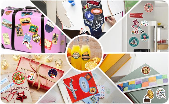 Des autocollants personnalisés des étiquettes personnalisées, des autocollants personnalisés Logo d'image et texte. 2