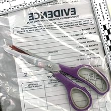 Sacs de preuve de police, sacs de sécurité de la sécurité publique, conteneur de preuves de la scène de crime, 6" x 8", 100 paquets 4