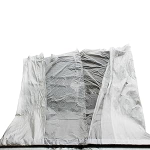 La couche de protection contre l'éclaboussure avec du ruban adhésif 233+ (36 mm), translucide, peignable, haute densité, résistante aux déchirures 1