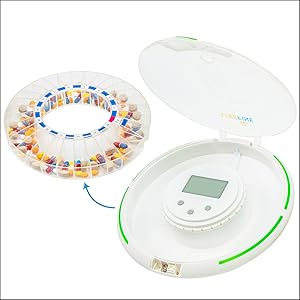 Portable Multifunctional Timing Alarm Clock Intelligent Electronic Medicine Box For Elderly Pill Storage Cases Reminder Feature 2