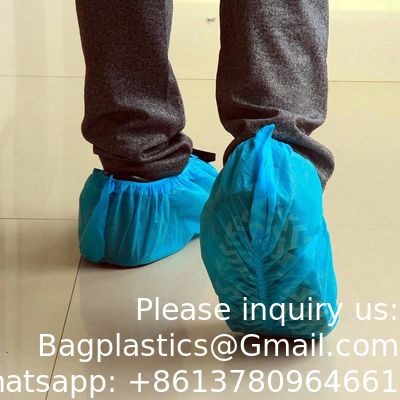 qualité  Cover Shoes Medical Anti-Skid Waterproof Surgical Disposable Non Woven Shoe Cover For Dental Hospital usine