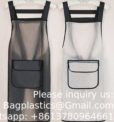 qualité  Biodegradable Custom LOGO High Quality Oil-Proof, Stain-Proof, Waterproof And Erasable Hand Household Kitchen Apron usine