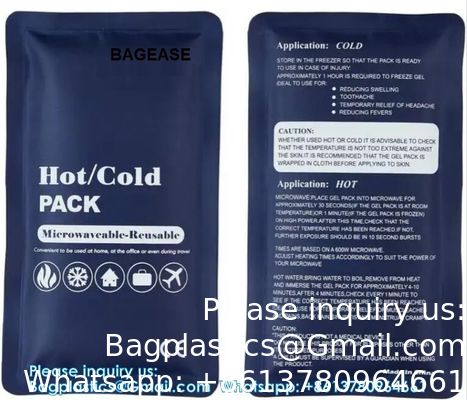 Qualité  Customized Size And Shaped Reusable Hot Cold Compress Gel Packs Polyester Ice Pack For Therapy usine
